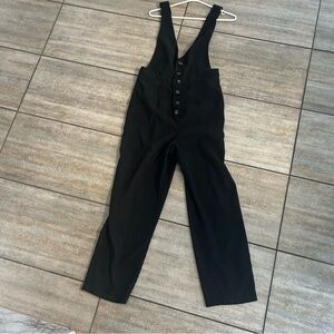 Papillon  Black Casual Buttoned Overall Style Jumpsuit. Size XS